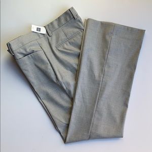 Gap Light Gray Modern Boot-Cut Pants